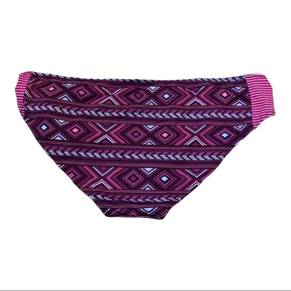 Carve Designs Bikini Bottoms NWT Bolinas Plum Ball Hibiscus Tides Size L - Picture 4 of 14